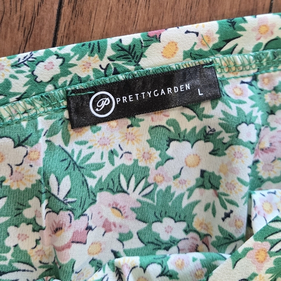 PRETTYGARDEN Women's Floral Maxi Dress 2024 Knot One Shoulder Sleeveless… - Picture 2 of 3